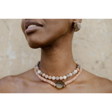 Load image into Gallery viewer, Abundance &amp; Determination Sunstone Necklace
