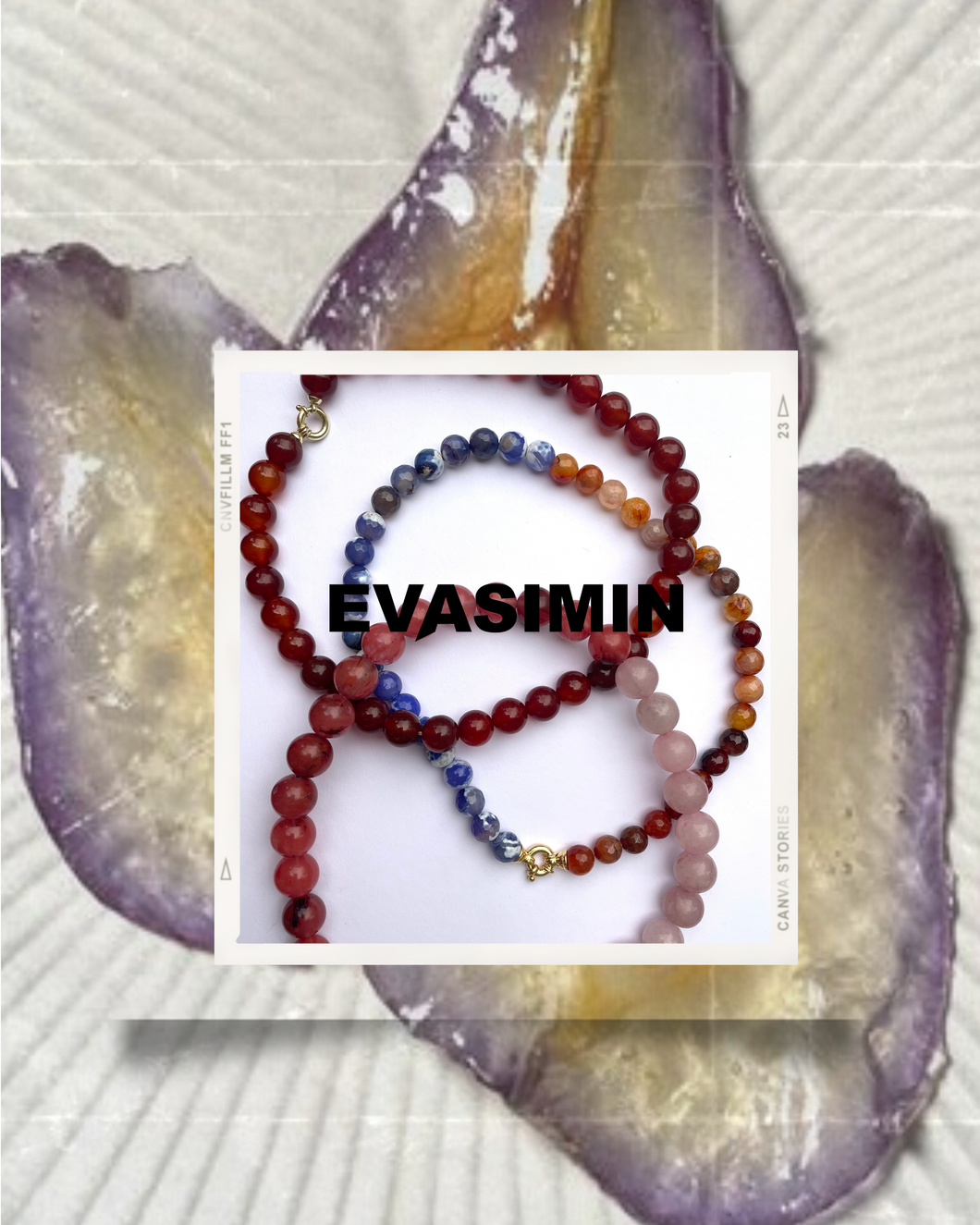 A mix of three gem's of the season: Self-love, Strenght & Intuition & Protection Necklaces