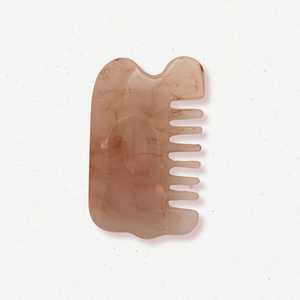 Resin Massage Comb (White Pink, Brown or Green)