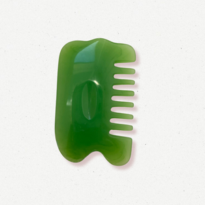 Resin Massage Comb (White Pink, Brown or Green)