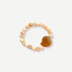 Determination Pink Jade & Agate Bracelet