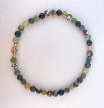 Load image into Gallery viewer, Green Agate Necklace - Stabilizes the Psyche
