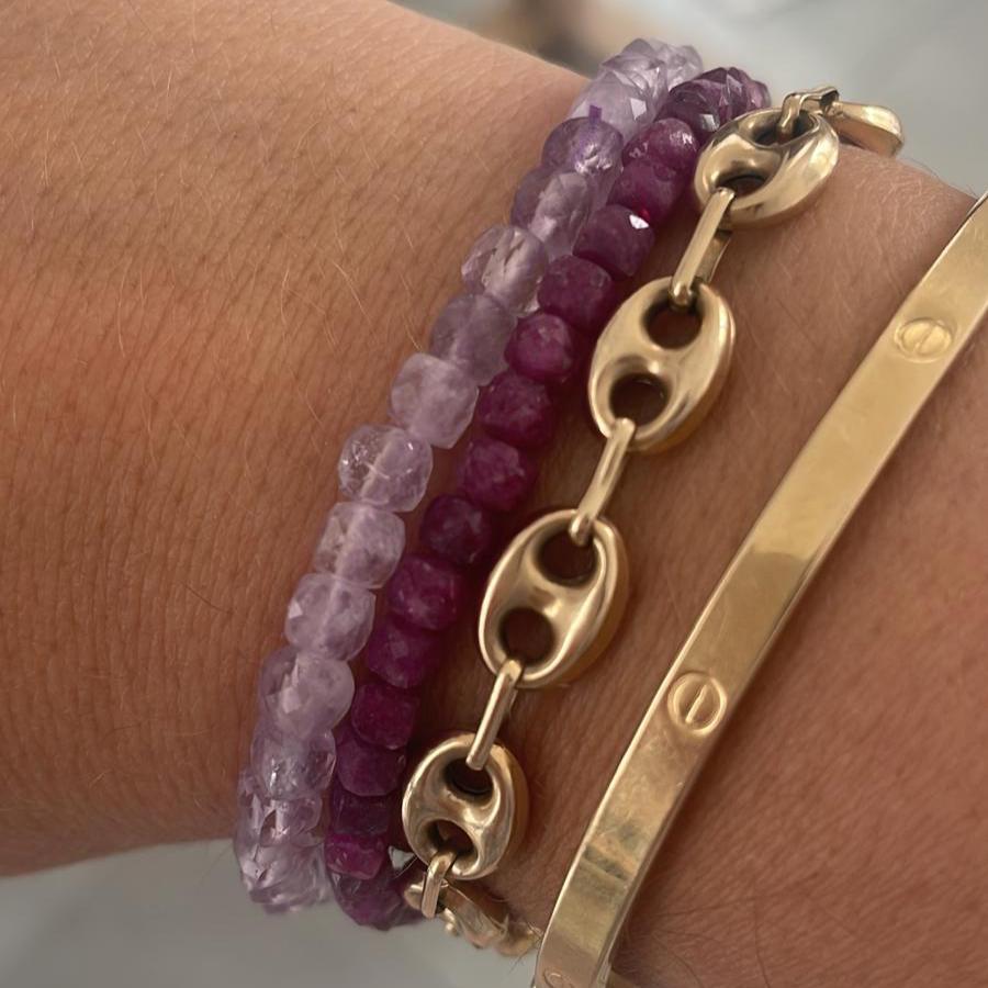 Amethyst Pisces Bracelet